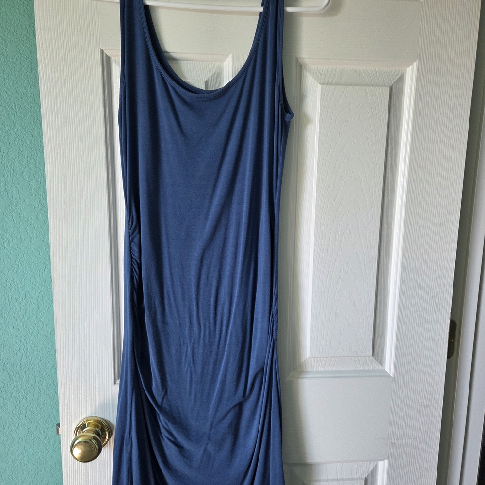 Blue Sleeveless Dress
